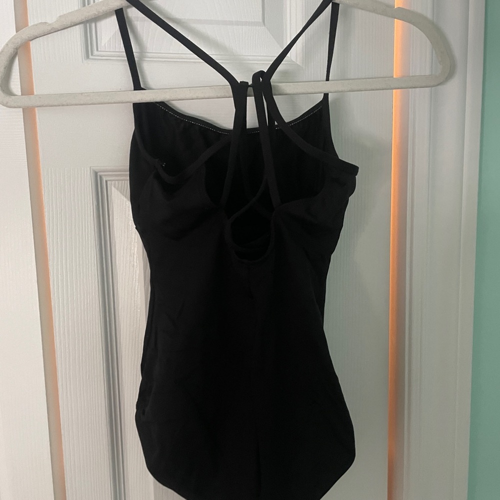 Motionwear Black Rhinestone Bodysuit - Picture 3 of 3